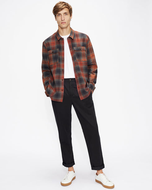 <P>Ls Multi Check Soft Flannel Shacket</P>